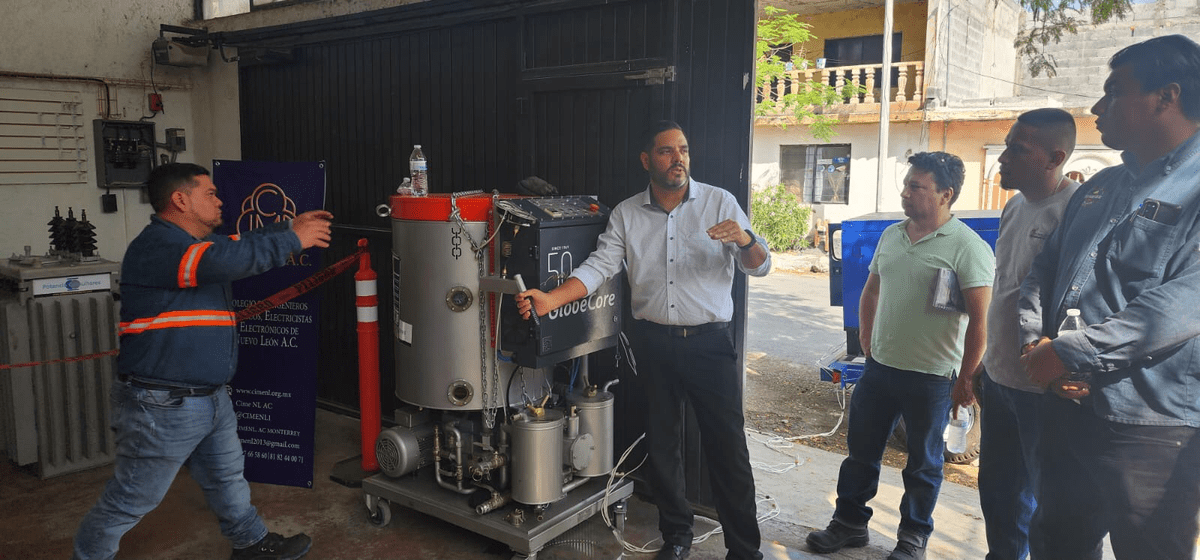 Un representante de la empresa GlobeCore participó en seminarios en el norte de México